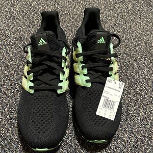 Adidas Black and Mint Running Shoes